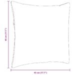Sofa Pillows 2 pcs Dark Grey 45 x 45 cm Fabric