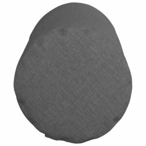 Bolster Pillows 2 pcs Dark Grey Ø 15 x 40 cm Fabric