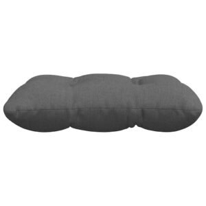 Seat Cushions 4 pcs Dark Grey 40 x 40 x 12 cm Fabric