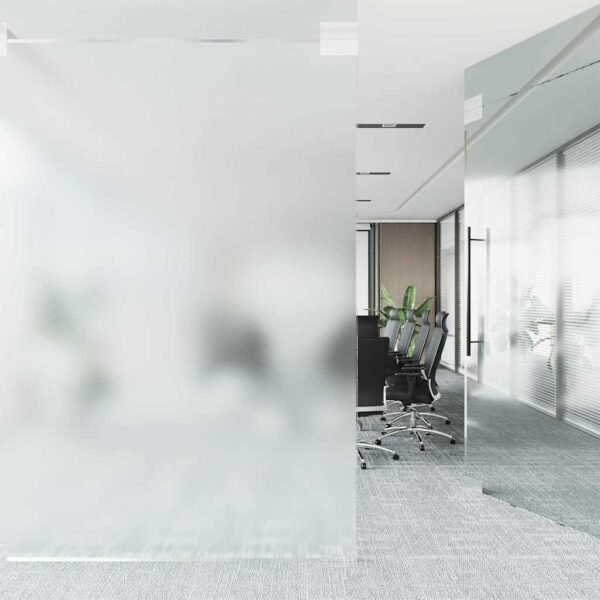Self-adhesive Window Film Frosted Grey 90 x 1000 cm PVC