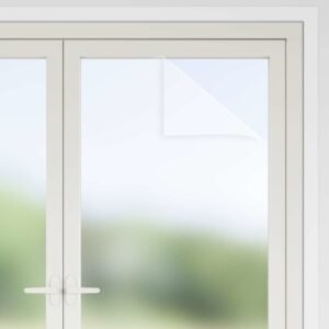 Self-adhesive Window Film Frosted White 90 x 500 cm PVC