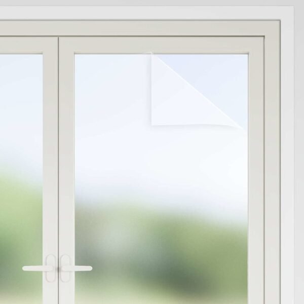Self-adhesive Window Film Frosted White 90 x 500 cm PVC