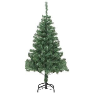 Christmas Tree with 300 LEDs with Stand Green 180 cm PVC