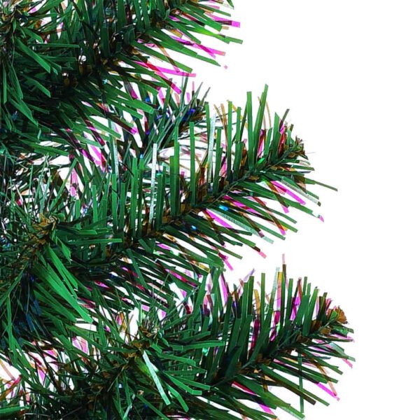 Artificial Pre-lit Christmas Tree Green 150 cm PVC and Metal
