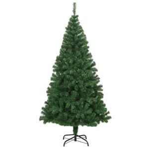 Artificial Christmas Tree Green 180 cm PVC, Steel and Plastic
