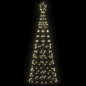 LED Christmas Tree Warm White 100 x 100 x 250 cm Iron