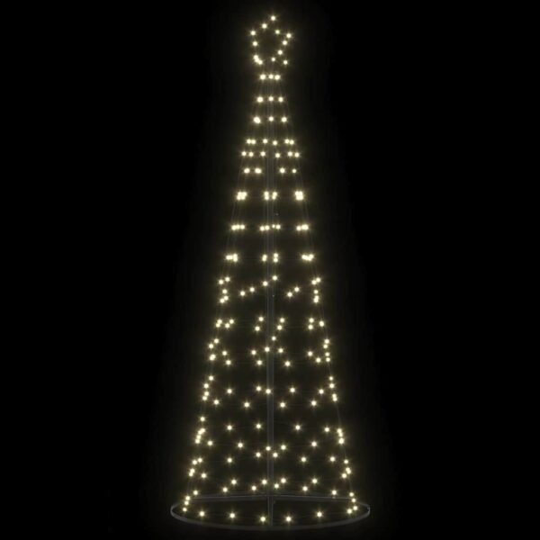 LED Christmas Tree Warm White 100 x 100 x 250 cm Iron
