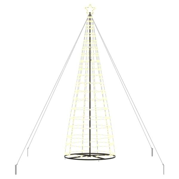 LED Christmas Tree Warm White 138 x 138 x 400 cm Iron