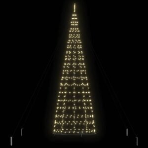 LED Christmas Tree Warm White 138 x 138 x 400 cm Iron