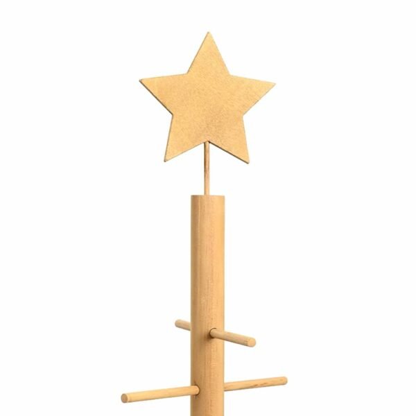 Wooden Christmas Tree with Stand Brown 150 cm Bamboo