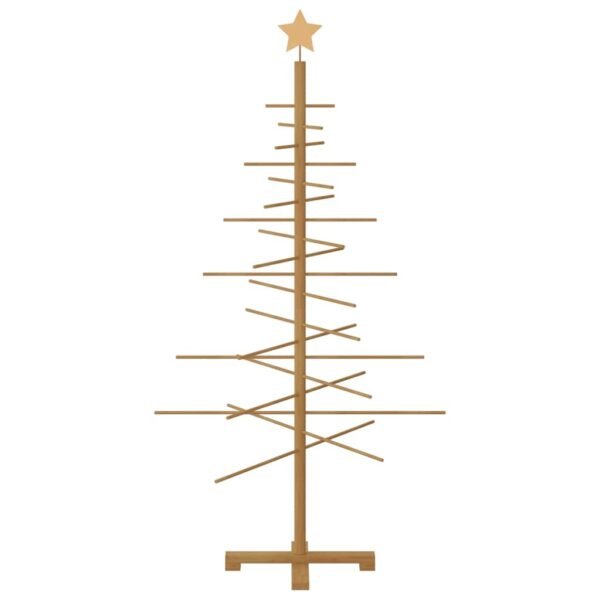 Wooden Christmas Tree with Stand Brown 150 cm Bamboo