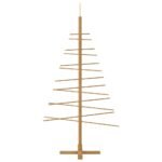 Wooden Christmas Tree with Stand Brown 150 cm Bamboo
