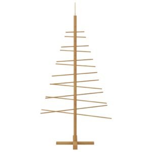 Wooden Christmas Tree with Stand Brown 150 cm Bamboo