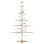 Wooden Christmas Tree with Stand Brown 180 cm Bamboo