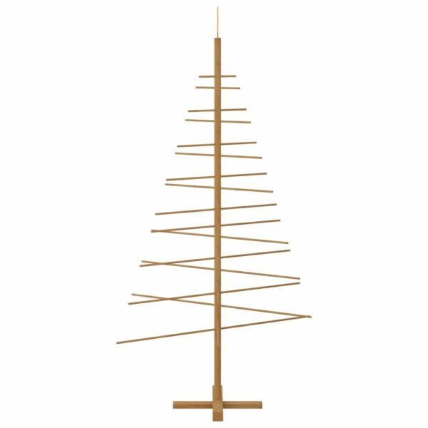 Wooden Christmas Tree with Stand Brown 180 cm Bamboo