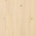 Wooden Christmas Tree with Stand Natural 180 cm Solid pine wood