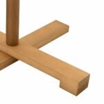 Wooden Christmas Tree with Stand Brown 180 cm Solid pine wood
