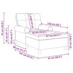Lounge Chair with Cushion Black 91 x 157 x 91 cm Faux Leather