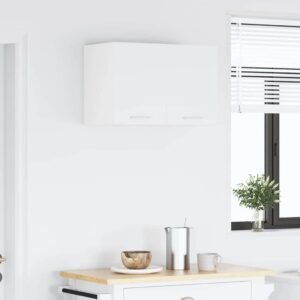 Hanging Cabinet with Door White 30 x 31 x 40 cm Engineered Wood