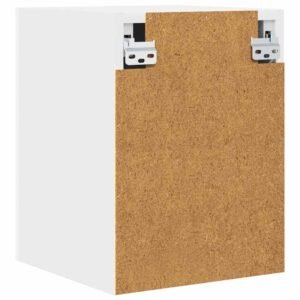 Hanging Cabinet with Door White 30 x 31 x 40 cm Engineered Wood