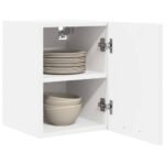 Hanging Cabinet with Door White 30 x 31 x 40 cm Engineered Wood