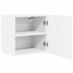 Hanging Cabinet with Door White 40 x 31 x 40 cm Engineered Wood