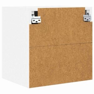 Hanging Cabinet with Door White 40 x 31 x 40 cm Engineered Wood