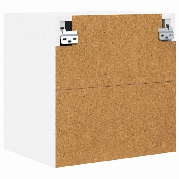 Hanging Cabinet with Door White 40 x 31 x 40 cm Engineered Wood