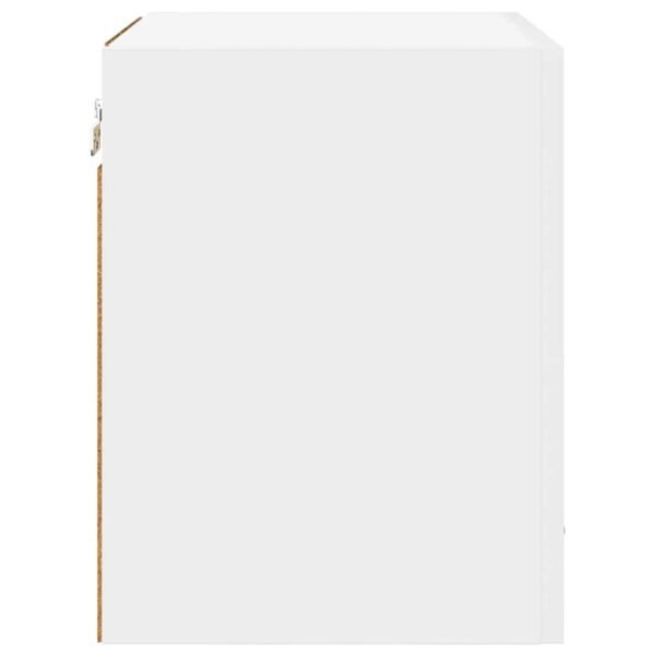 Hanging Cabinet with Door White 40 x 31 x 40 cm Engineered Wood