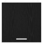 Hanging Cabinet 2 pcs Black Oak and White 40 x 31 x 40 cm