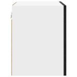 Hanging Cabinet 2 pcs Black Oak and White 40 x 31 x 40 cm