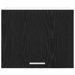 Hanging Cabinet 2 pcs Black Oak and White 50 x 31 x 40 cm