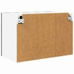 Hanging Cabinet 2 pcs Black Oak and White 60 x 31 x 40 cm