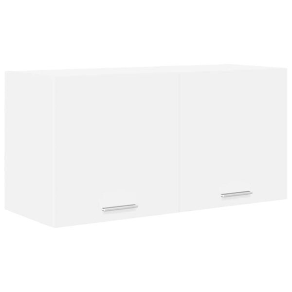 Hanging Cabinet with Door White 80 x 31 x 40 cm Engineered Wood