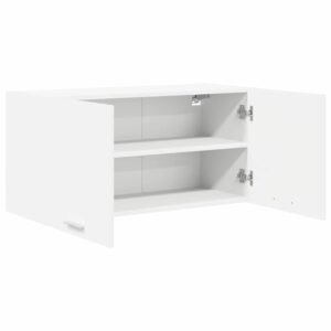Hanging Cabinet with Door White 80 x 31 x 40 cm Engineered Wood