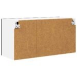 Hanging Cabinet Black Oak 80 x 31 x 40 cm Engineered Wood