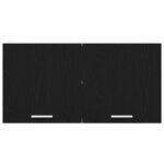 Hanging Cabinet Black Oak 80 x 31 x 40 cm Engineered Wood