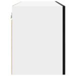 Hanging Cabinet Black Oak 80 x 31 x 40 cm Engineered Wood