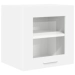 Hanging Cabinet with Door White 40 x 31 x 40 cm Engineered Wood