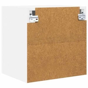 Hanging Cabinet with Door White 40 x 31 x 40 cm Engineered Wood