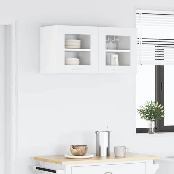 Hanging Cabinet 2 pcs White 40 x 31 x 40 cm Engineered Wood