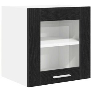 Hanging Cabinet Black Oak 40 x 31 x 40 cm Engineered Wood