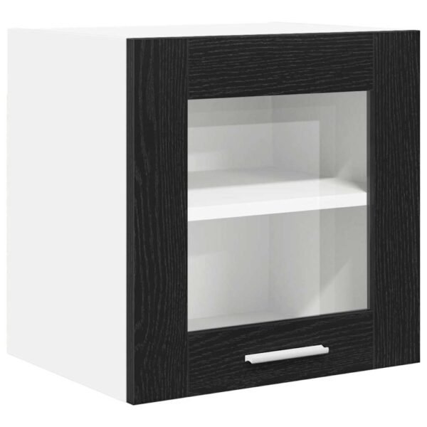 Hanging Cabinet Black Oak 40 x 31 x 40 cm Engineered Wood