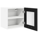 Hanging Cabinet Black Oak 40 x 31 x 40 cm Engineered Wood