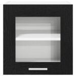 Hanging Cabinet Black Oak 40 x 31 x 40 cm Engineered Wood