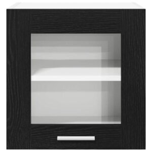 Hanging Cabinet Black Oak 40 x 31 x 40 cm Engineered Wood