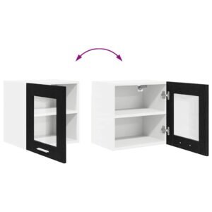 Hanging Cabinet Black Oak 40 x 31 x 40 cm Engineered Wood