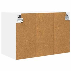 Hanging Cabinet with Door White 60 x 31 x 40 cm Engineered Wood