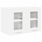 Hanging Cabinet 2 pcs White 60 x 31 x 40 cm Engineered Wood