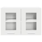 Hanging Cabinet 2 pcs White 60 x 31 x 40 cm Engineered Wood